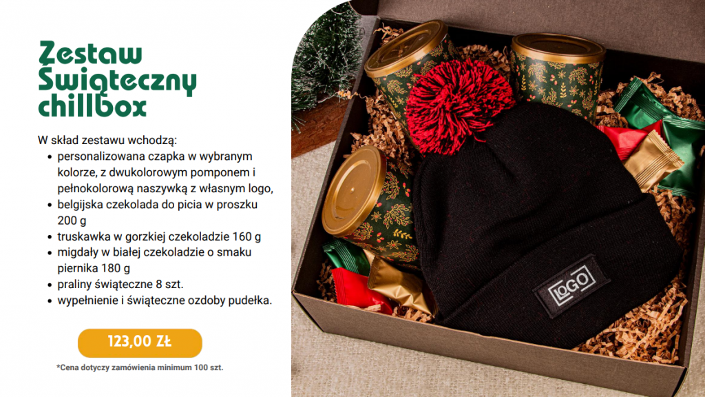 Zestaw świątecznych chillbox